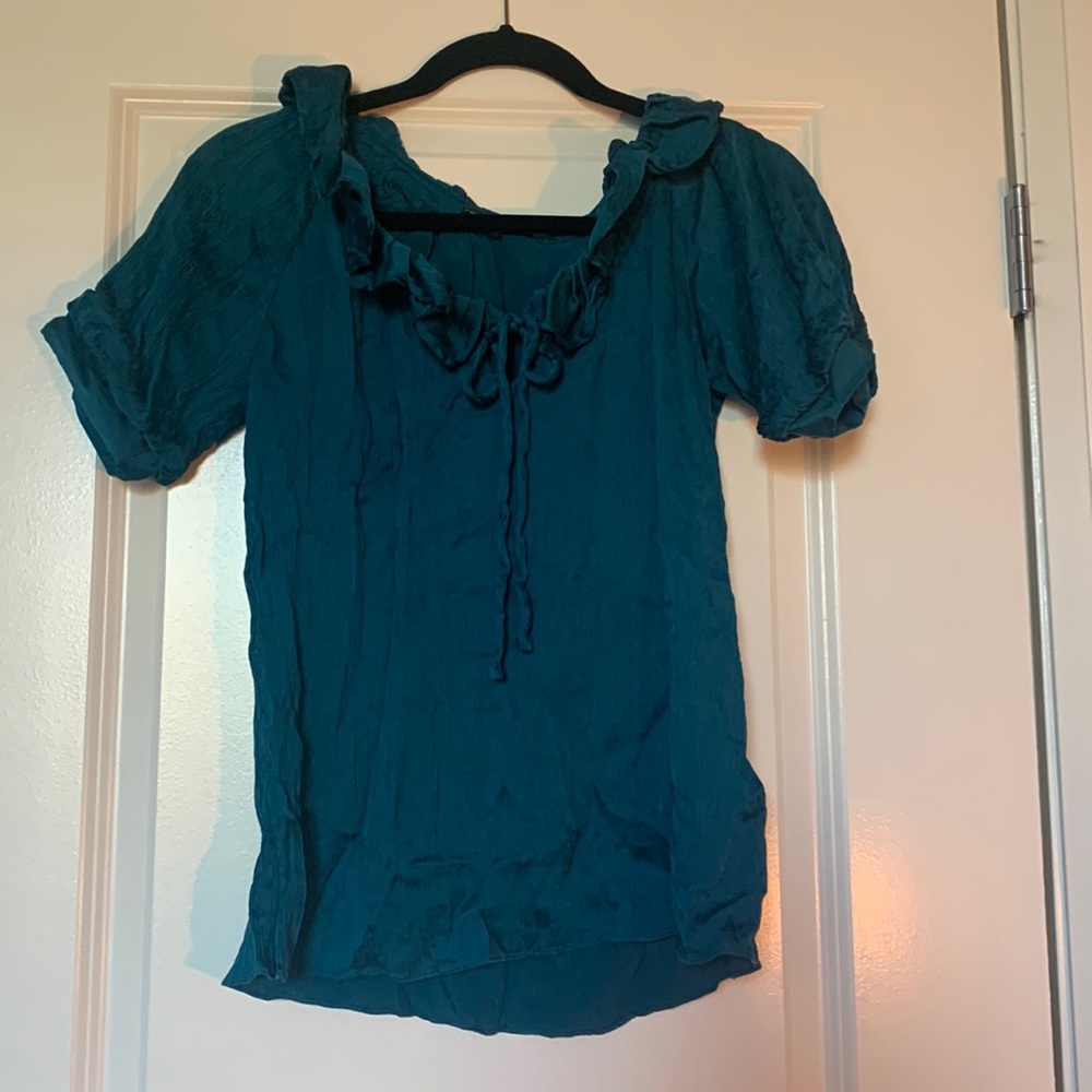 Beautiful teal blouse
